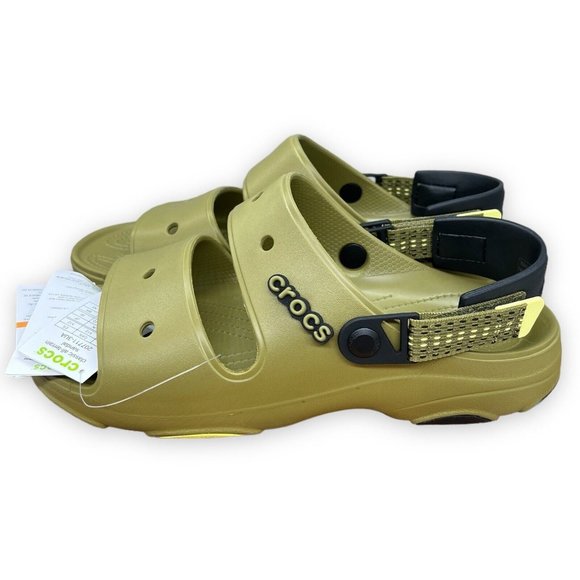Crocs All Terrain Sandals Mens Size 12 ‎ Green Lightweight Adjustable Strap Hike main image 5